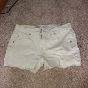 White Mossimo Jean shorts